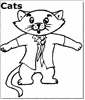 Cat coloring pages